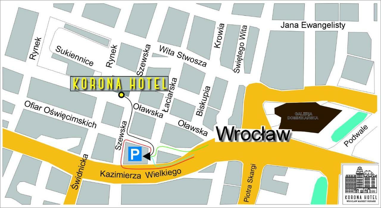 Korona Hotel Wroclaw Market Square Ngoại thất bức ảnh